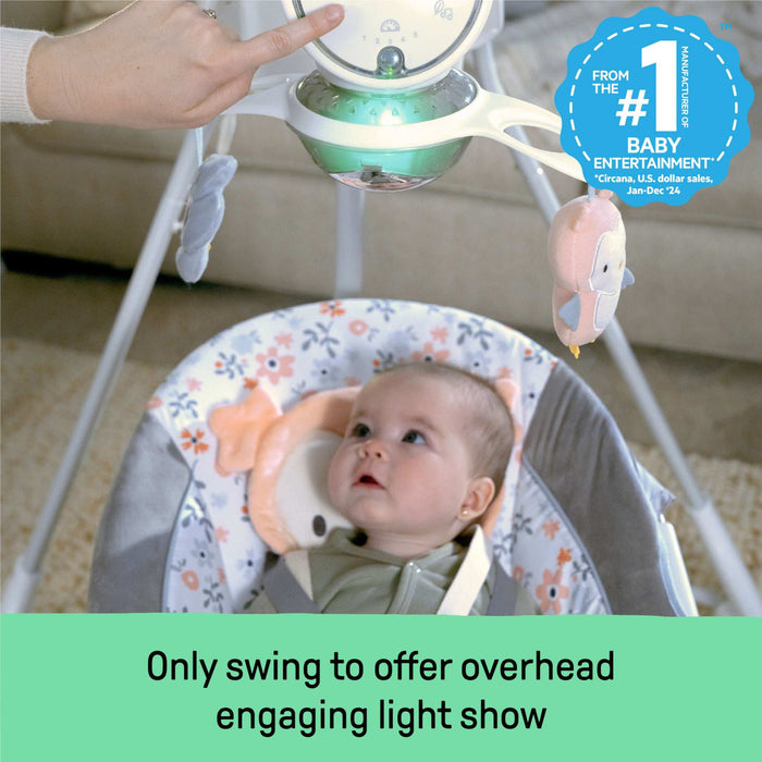 Ingenuity InLighten Soothing Swing - Nally the Owl