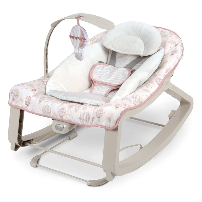 Ingenuity Keep Cozy 3-in-1 Vibrating Infant & Toddler Baby Bouncer and Rocker Chair, Skye