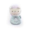 Sheppy the Sheep Ingenuity plush ring rattle for babies with soft fabric and gentle sounds