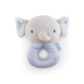 Ingenuity Premium Soft Plush Van the Elephant ring rattle for infants