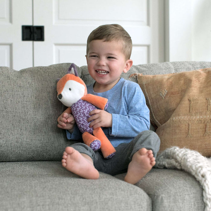 Ingenuity Premium Soft Plush Kitt the Fox stuffed animal toy for baby cuddles
