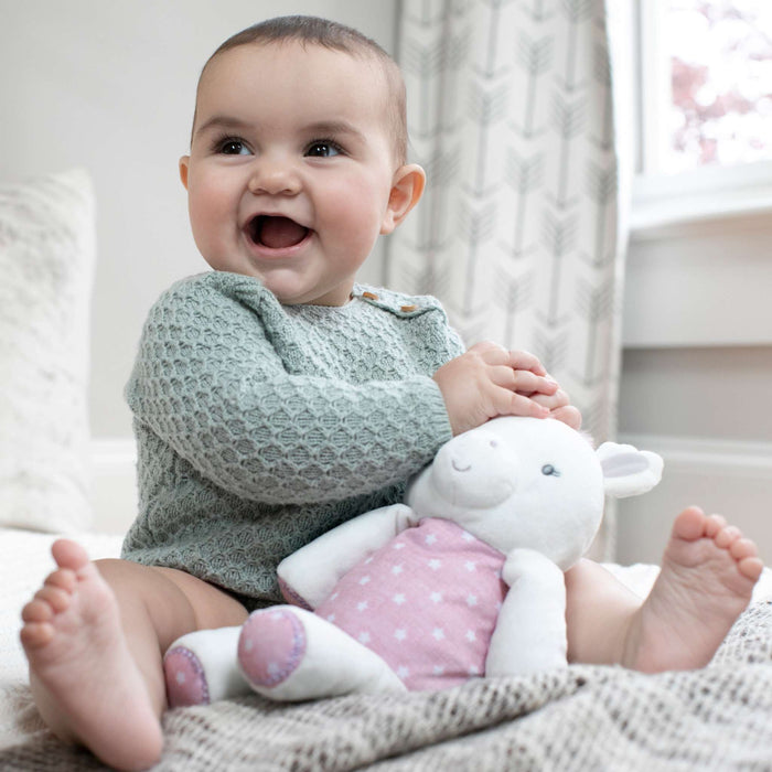 Ingenuity Premium Soft Plush Shimmy the Unicorn stuffed animal toy for babies