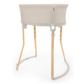 Ingenuity Right Height Adjustable Bassinet for Postpartum Recovery  4 Height Levels, Soothing Vibration, Light & Sound - Sand