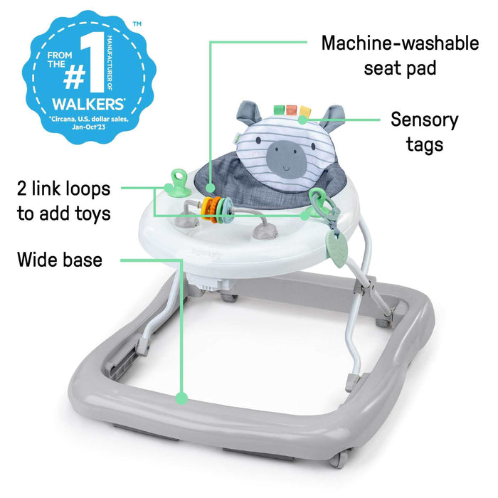 Ingenuity Smooth Strides Activity Walker - Chambray