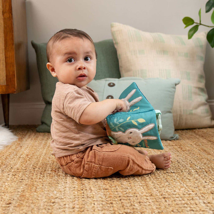 Ingenuity Storytime Sylvi Soft Baby 6 Page Crinkle Book
