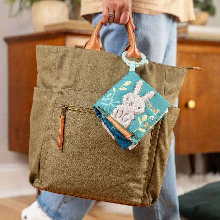 Ingenuity Storytime Sylvi Soft Baby 6 Page Crinkle Book