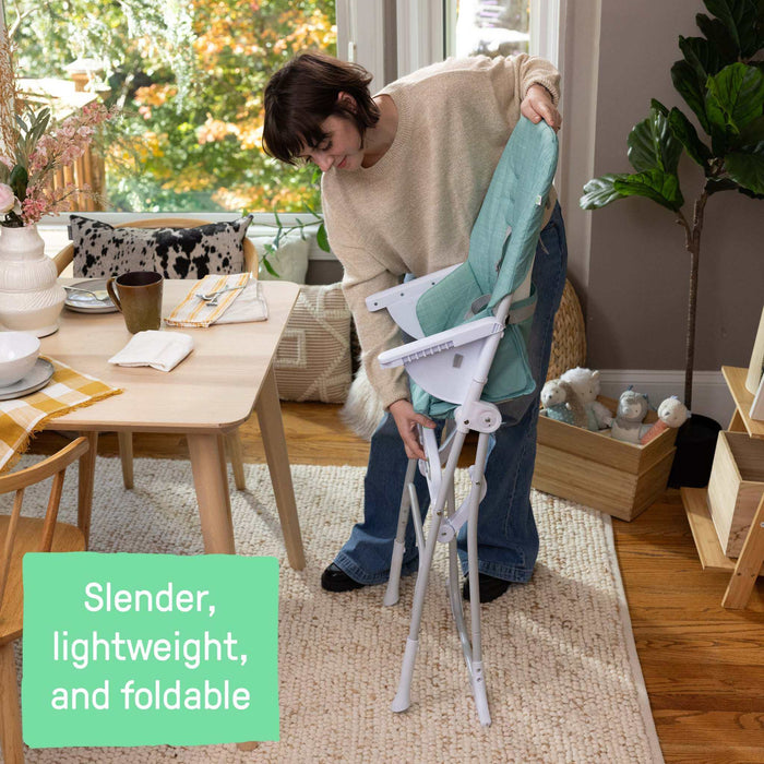 Ingenuity Sun Valley Compact Folding High Chair - Teal