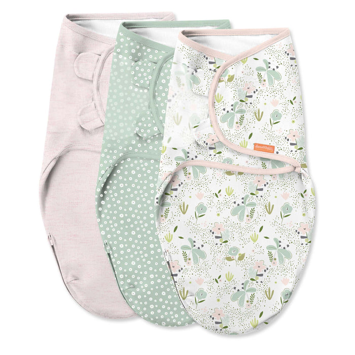 swaddleme by ingenuity easy change swaddle - peekaboo panda