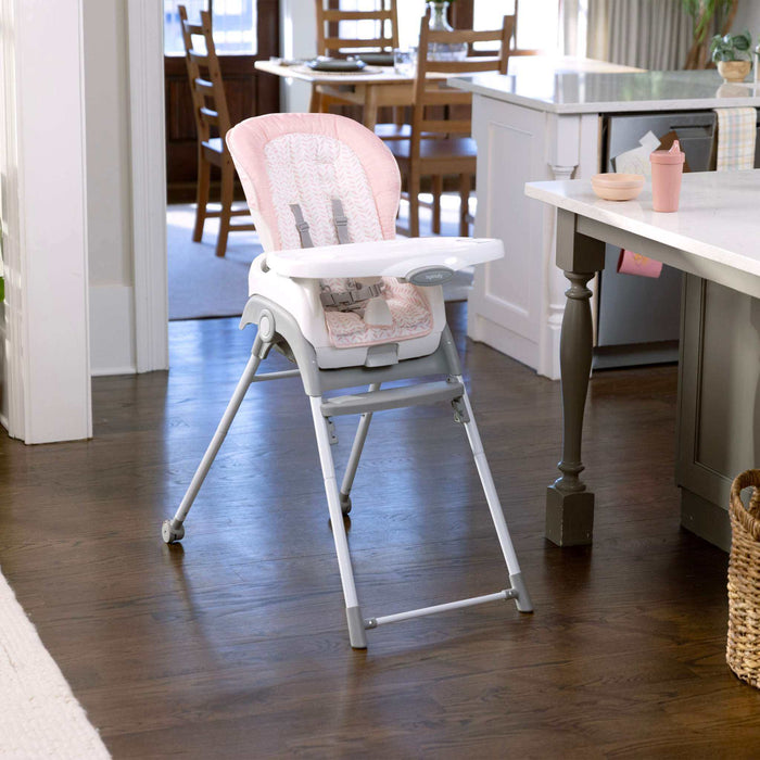 Ingenuity Trio Foldaway 6-in-1 Baby High Chair - Pink