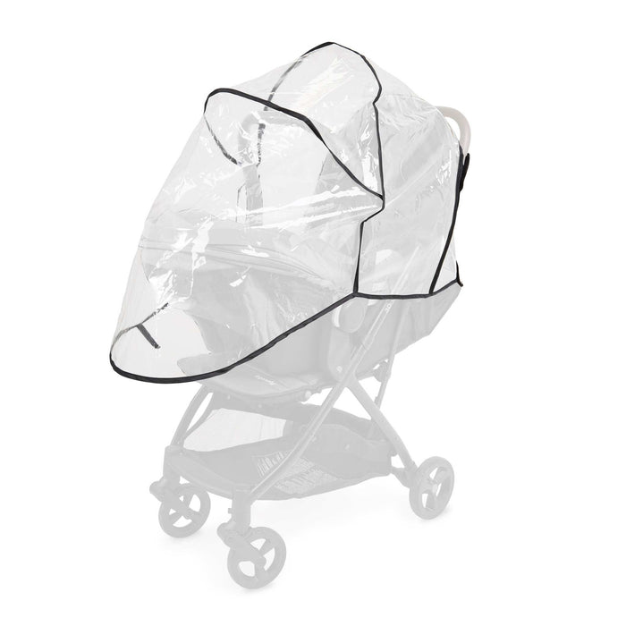 Ingenuity Universal Stroller Rain Cover, Baby Weather Shield, Fits Most Strollers, Vented Airflow, High Visibility, Easy Install & Storage  Clear