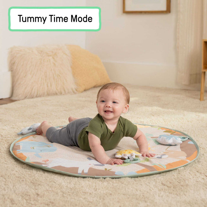 Ingenuity Wonder & Wood Wooden Toy Arch & Play Mat