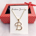 Initial Necklace -B