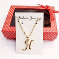 Initial Necklace -H