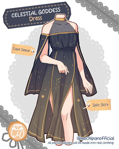 (Interest Check) Celestial Goddess Dress