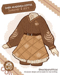 (Interest Check) Coffee Academia Sweater & Skirt