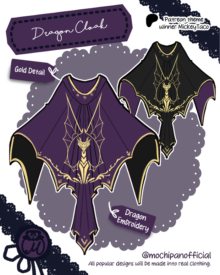 (Interest Check) Dragon Dress & Cloak