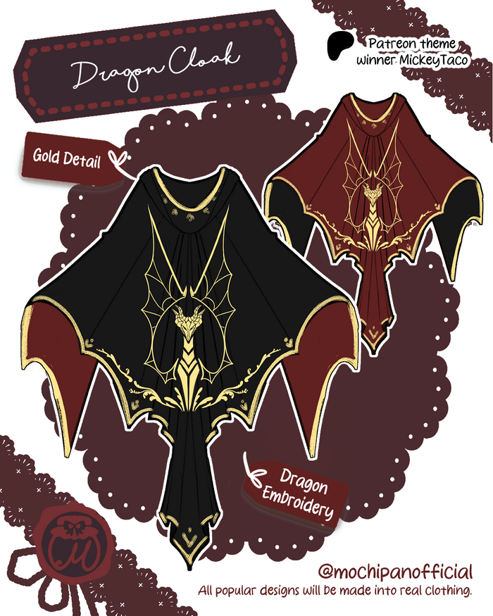 (Interest Check) Dragon Dress & Cloak