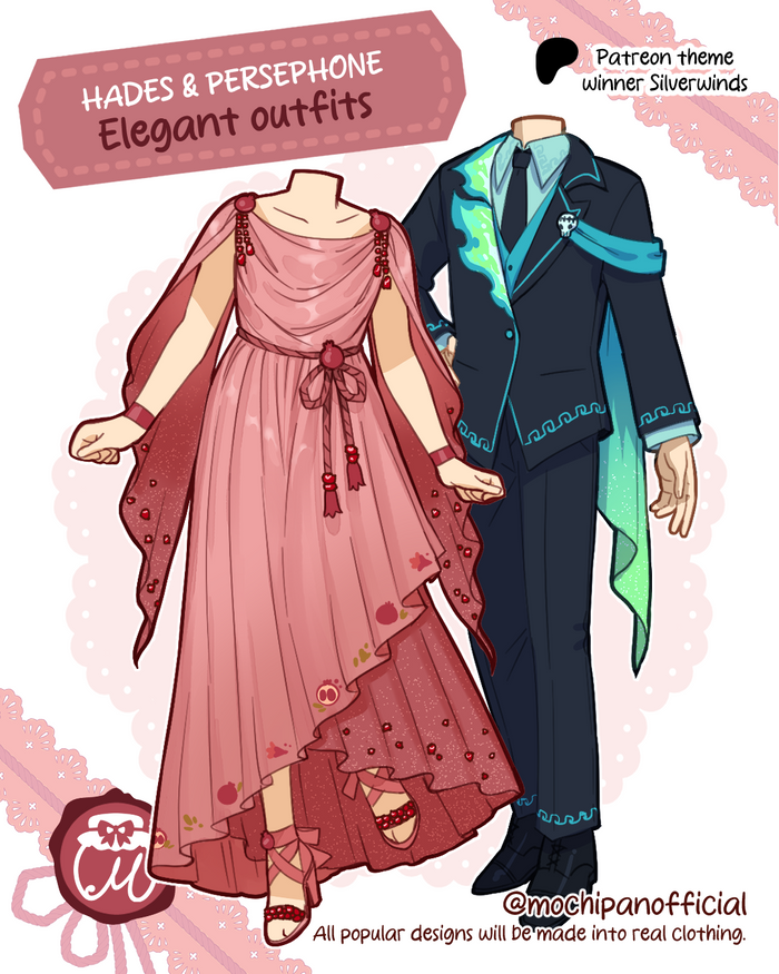 (Interest Check) Hades Suit & Persephone Dress