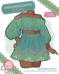 (Interest Check) Succulent & Cactus Top & Skirt (In Development)