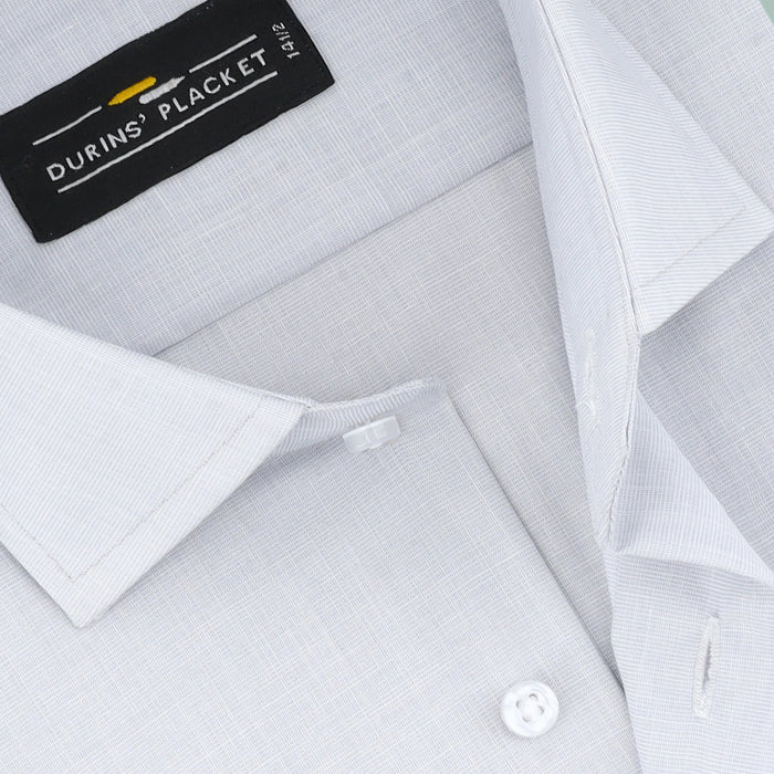 IVORY SLIGHT GREY SHIRT - Durins Placket