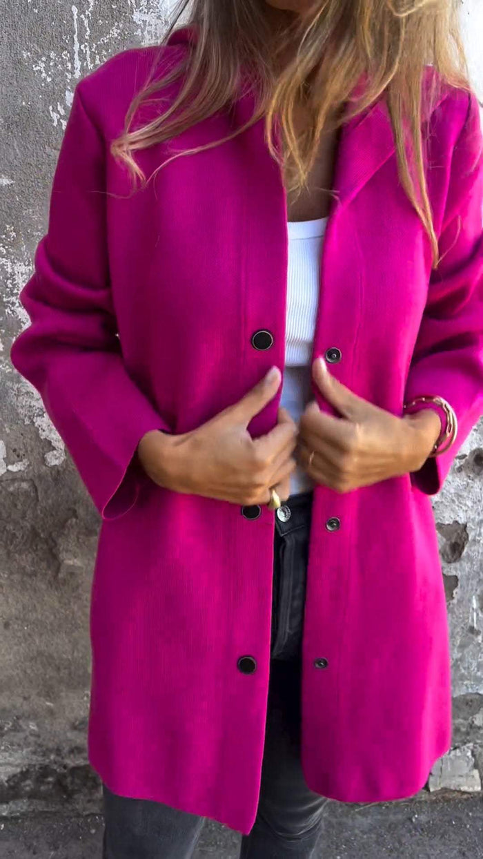 Jacqueline | Casual Hoodie Jacket with Buttons