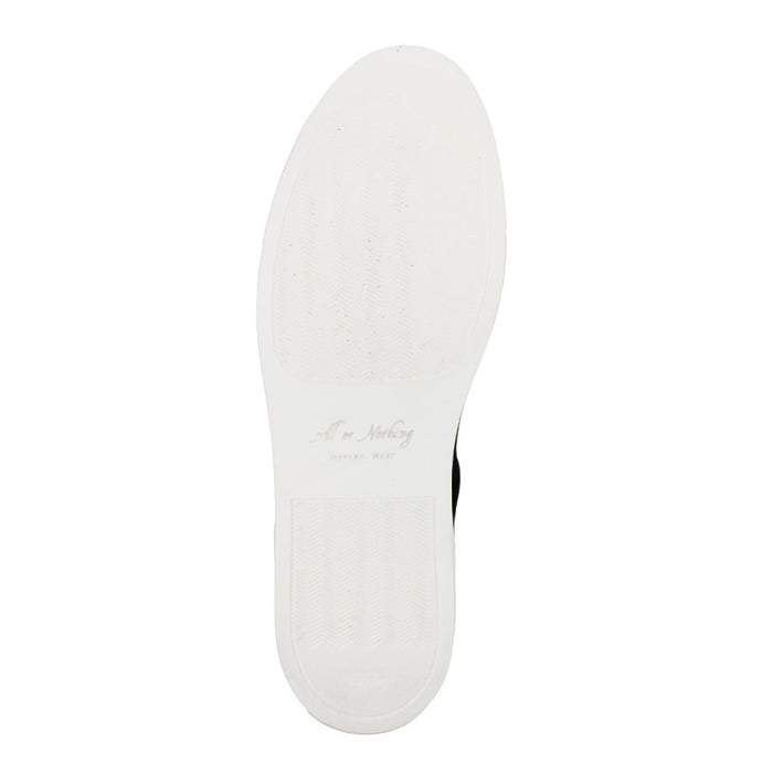 Jeffery West - Apolo Velour Leather Trainers in Navy - Nigel Clare