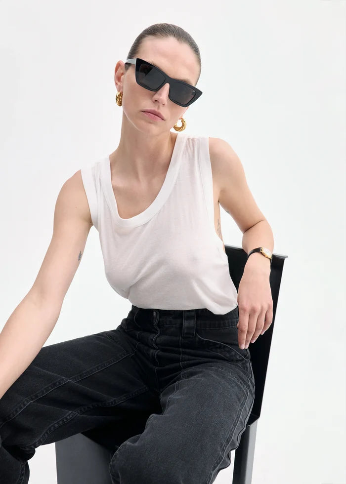 Jersey Tank Top - Ivory