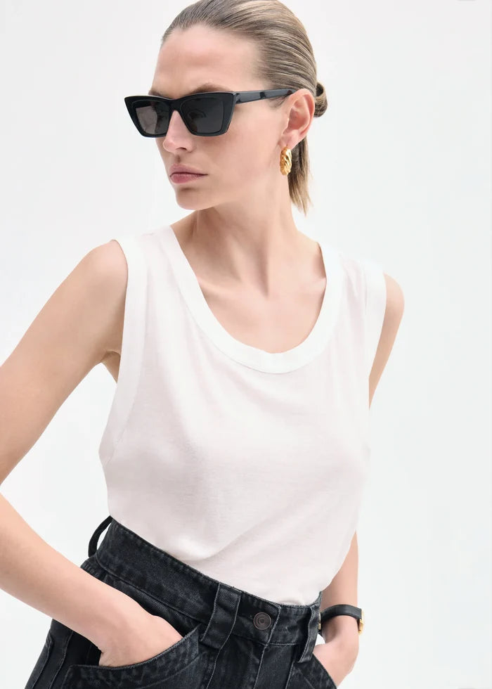Jersey Tank Top - Ivory