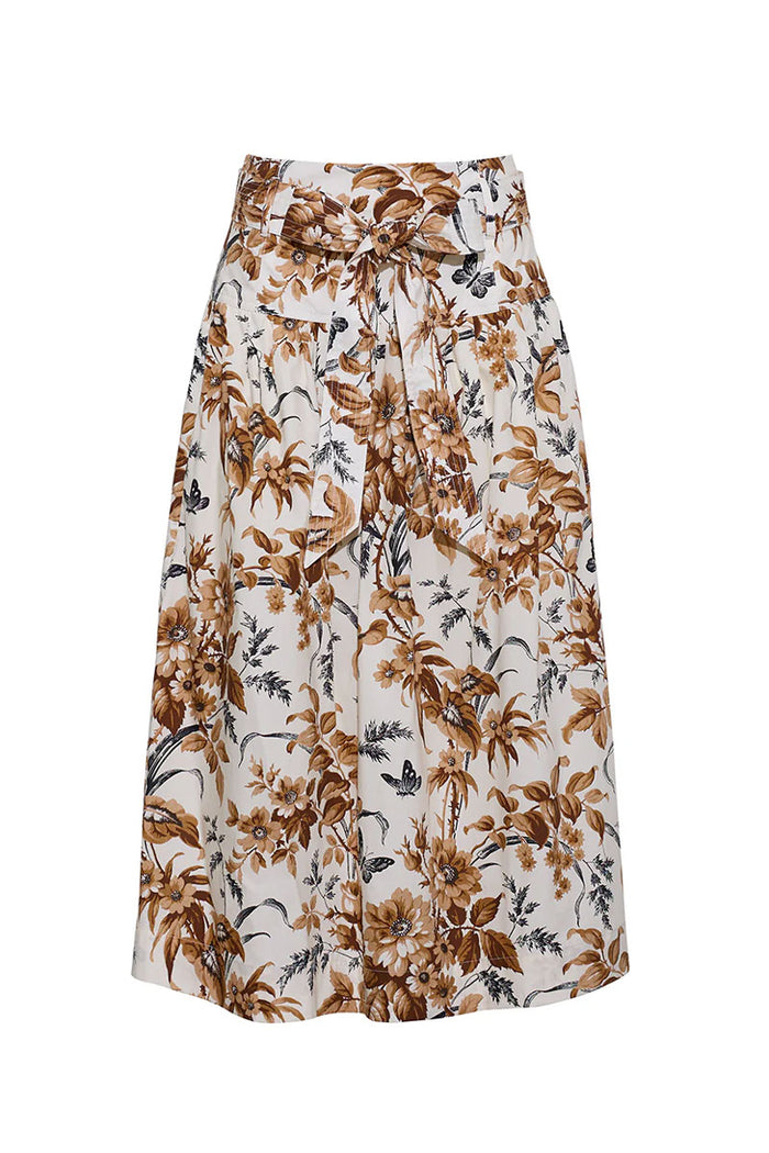 Jiya Skirt - Windsor Egret Wine