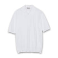 John Smedley - Isis Sea Island Polo in White - Nigel Clare