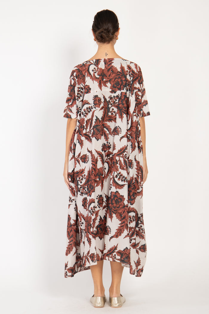 Jomaa Cotton Printed Floral Dress