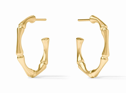 Julie Vos Bamboo Hoop Earrings