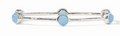 Julie Vos Milano Luxe Silver Bangle