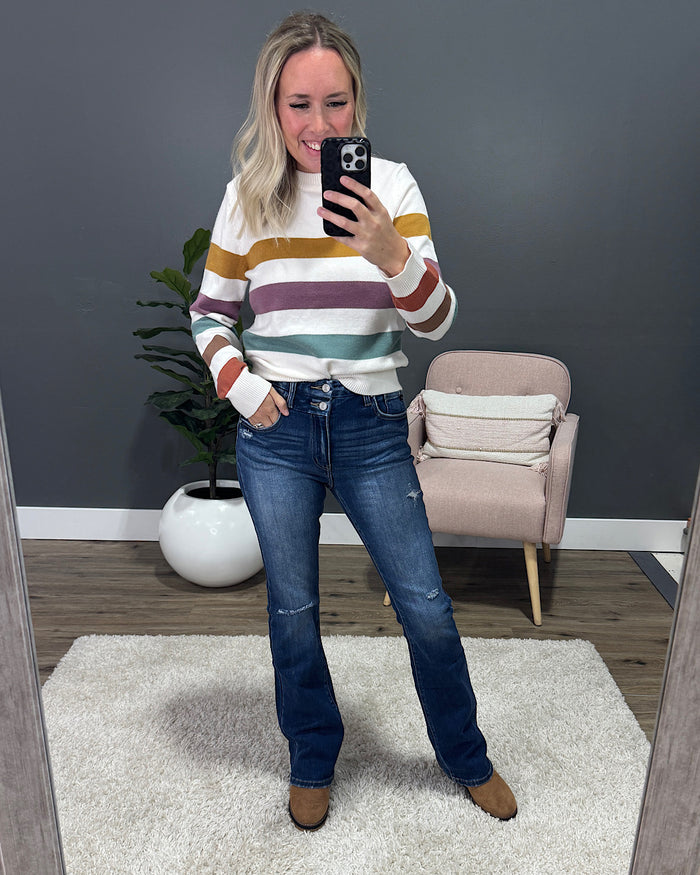 KanCan Cara Double Button Bootcut Jeans SALE KanCan