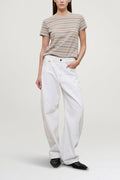 Kenzie Tshirt - Almond Stripe