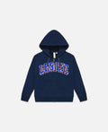 Kids Leslie Anita College Zip Up Hoodie (Navy)
