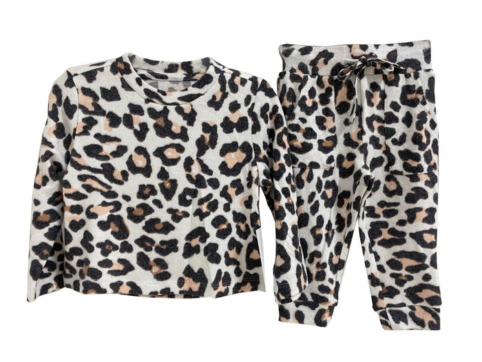 Kid's Lounge Set Leopard