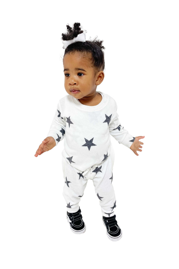 Kid's White Star Lounge Set image 2