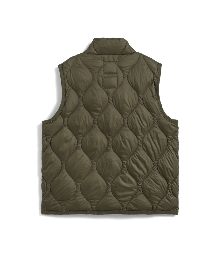 Kids Military Hi-Neck W-Zip Down Vest (Soft Shell)