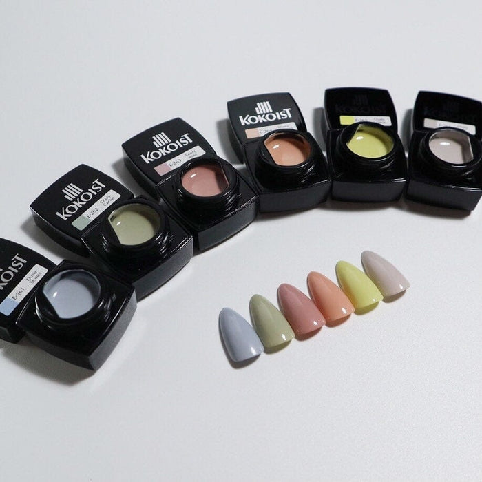 Kokoist Dusty Rose Series E261-E266, set of 6 Color Gel Collection KOKOIST