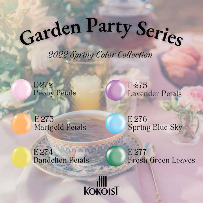 Kokoist Garden Party Series E272S-E277S, set of 6 Color Gel Collection KOKOIST