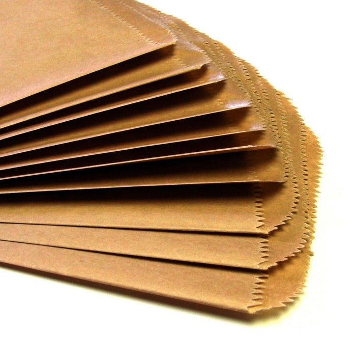 Kraft Favor Bags . Flat Kraft Bags (Large) . 8.5" x 11" - Scrap Bits