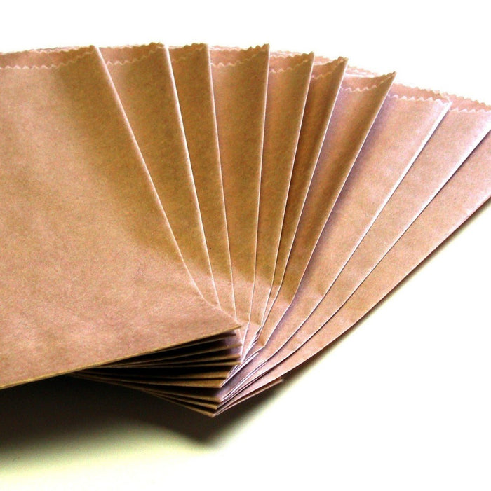 Kraft Favor Bags . Flat Kraft Bags (Large) . 8.5" x 11" - Scrap Bits