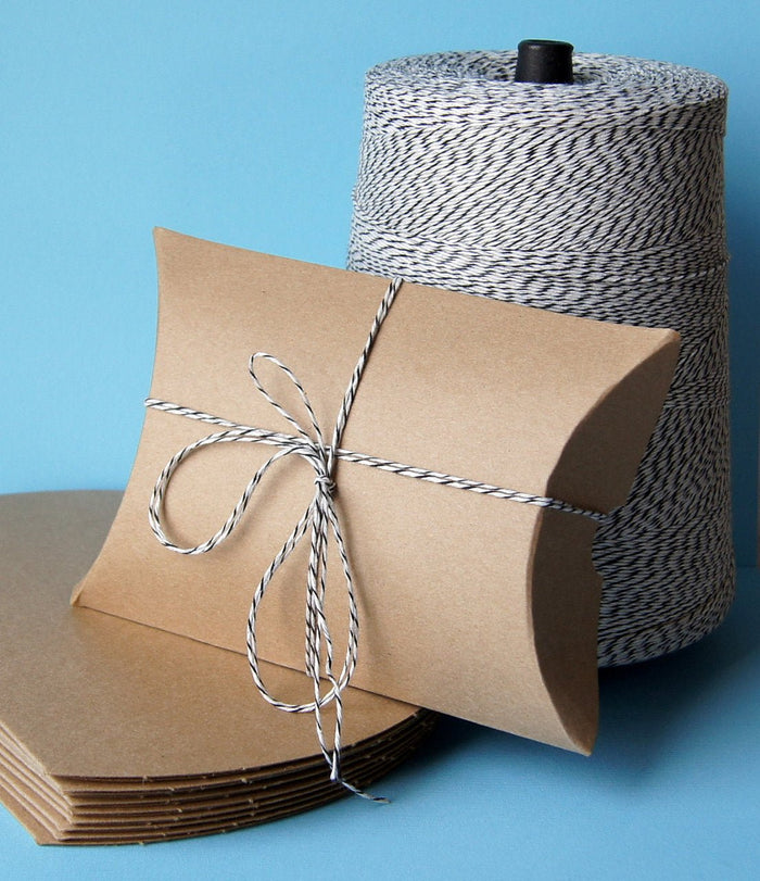Kraft Pillow Boxes (Small) . 3.5x3x1.5 - Scrap Bits