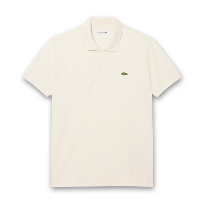 Lacoste - Classic Fit Original Piqué Polo in Ecru White - Nigel Clare