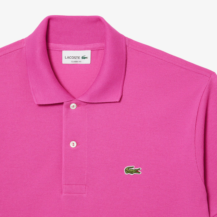 Lacoste - Classic Fit Original Piqué Polo in Pink - Nigel Clare