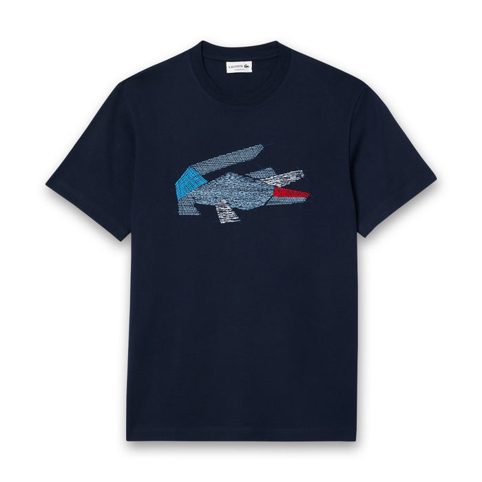 Lacoste - Crocodile Graphic T-Shirt in Navy - Nigel Clare