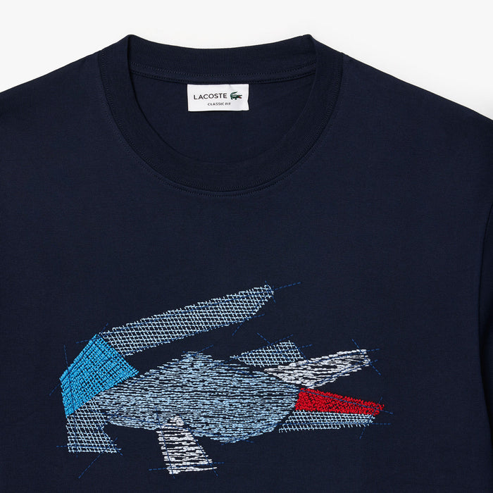 Lacoste - Crocodile Graphic T-Shirt in Navy - Nigel Clare
