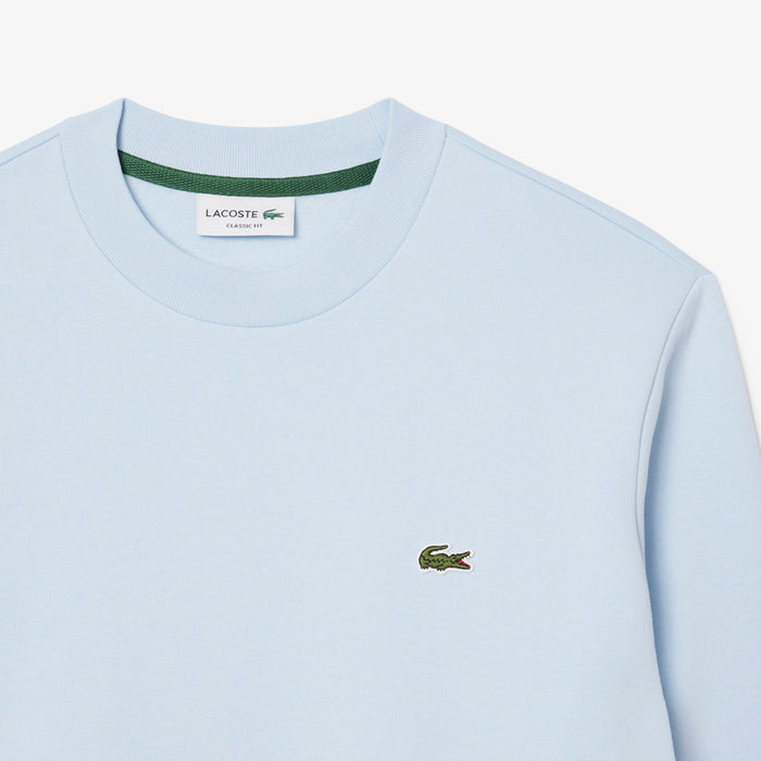 Lacoste - Fleece Crew Neck Sweatshirt in Light Blue - Nigel Clare