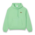 Lacoste - Loose Fit Badge Accent Hoodie in Liamone Green - Nigel Clare